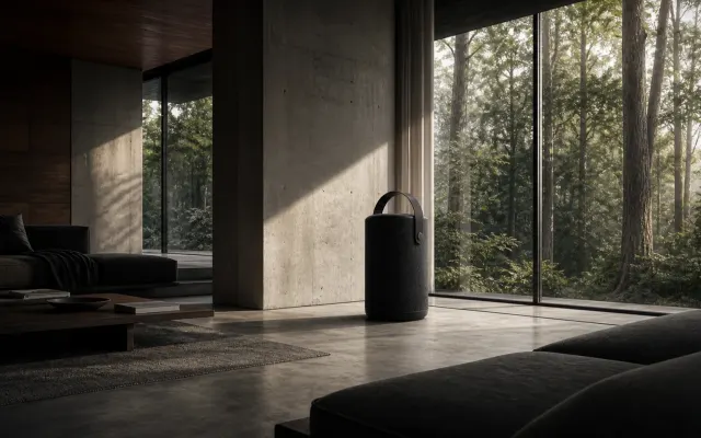 Sculptural wireless speaker